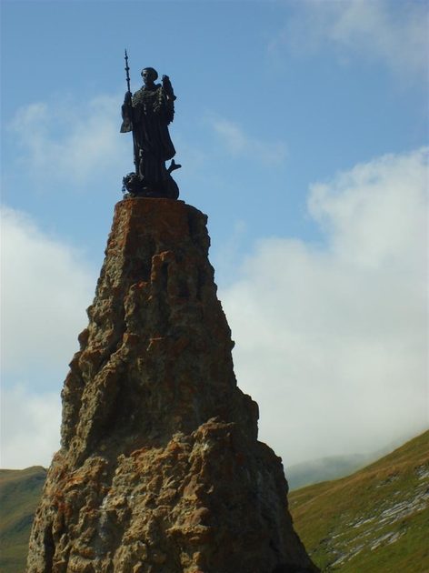 St Bernado Statue Petite St Bernado Pass