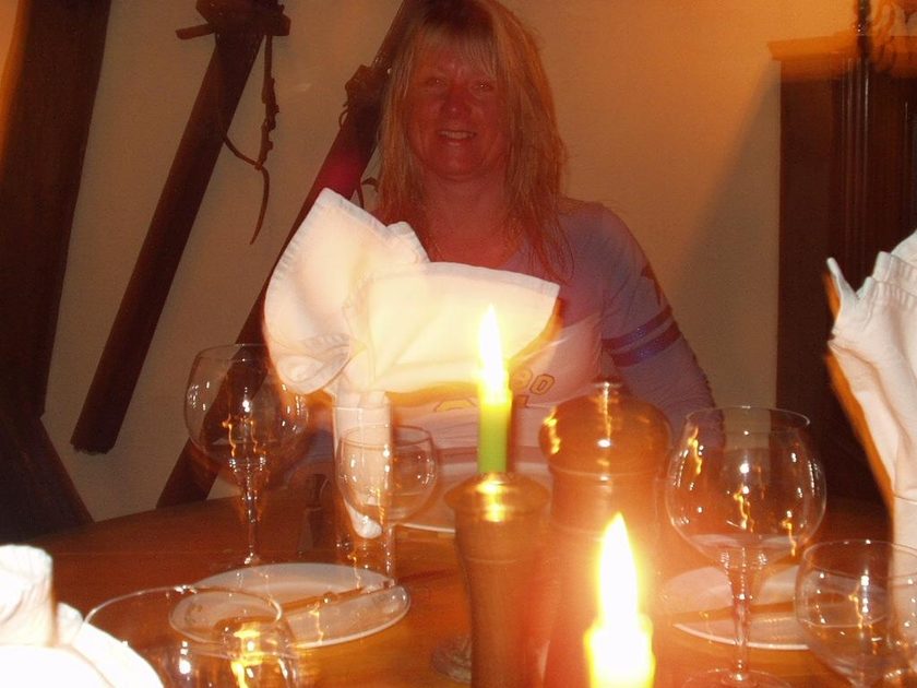 Dinner at the chalet